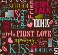 Girls Talk Fleece Throw Blanket
