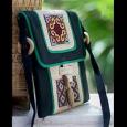 Hemp shoulder bag - Colors of the Night