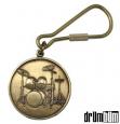 Brass DrumSet Keychain