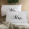 Personalized Pillowcase Set - Mr and Mrs Wedding Collection