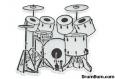 7 Pc. Drumset Magnet