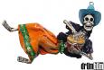 Jimenez Skeleton Figurine with Bongo