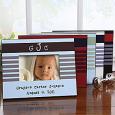 Baby Boy Personalized Picture Frames with Monogram