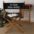 Personalized Director Style Chair - Black