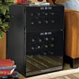 Touchscreen Silent Two Temp 24 Bottle Wine Fridge
