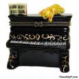 Cat on a Black Piano Porcelain Box