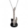 Guitar Necklace - Black