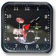 Drum Set Mini Alarm Clock