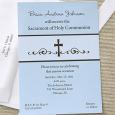 Precious Prayers Personalized Boy's Communion Invitations