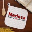 Personalized Potholder - Cooking Up Love Design
