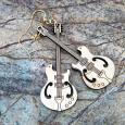 Guitar Wood Earrings