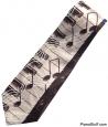 Piano Keyboard Tie