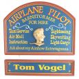 Pilot Hanging Sign - Personalized