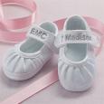 Personalized Christening Shoes for Girls