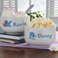 Personalized Bowl for Boys - Alphabet Animals