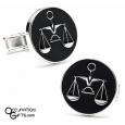 Scales of Justice Cufflinks - Sterling Silver