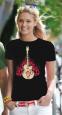 Guitar Flames Girls T-shirt