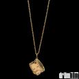 Snare Drum Gold Necklace