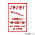 Oboe Parking Sign