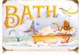 Retro Mermaid Bath Tin Sign LARGE