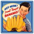 Bananas Vintage Metal Sign