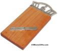 Treble Clef Cutting Board and Pate Knife