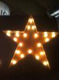 Vintage Marquee Light - Star