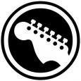 Rock Band Guitar Decal