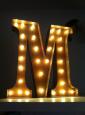 Vintage Marquee Light - Letter M