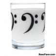 Bass Clef Glass Tumbler