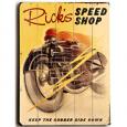 Motorcycle Speed Shop Personalized Sign