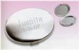Polished Oval Mirror Compact