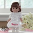 Personalized Flower Girl Doll by Precious Moments - Brunette
