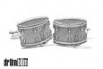 Snare Drum Cufflinks - Silver