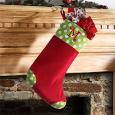 Personalized Christmas Stockings - Polka Dots
