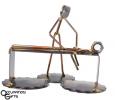 Chiropractor Wirecraft Figurine