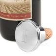 Monogrammed Dual-Use Wine Bottle Stopper and Pourer