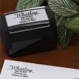 Personalized Self-Inking Return Address Stamper - Alberta Design