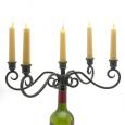 Larissa 5-Candle Wine Bottle Candelabra