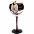 Vintage Vixen Good Girls Wine Glass
