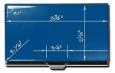 Blueprint Business Card Case