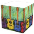Guitars Cube Note Pad
