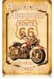 America's Highway Vintage Tin Sign