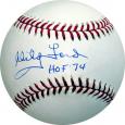 Whitey Ford Autographed "HOF '74" Baseball