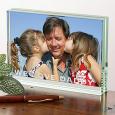 Personalized Glass Block Photo Frame Just For Him