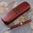 Personalized Rosewood Pen Set with Engraved Name