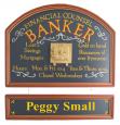 Banker Hanging Sign - Personalized