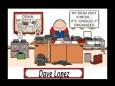 Personalized Messy Desk Office Cartoon