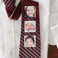 Photo Personalized Men's Ties - Three Pictures