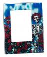 Skeleton & Roses Glass Frame